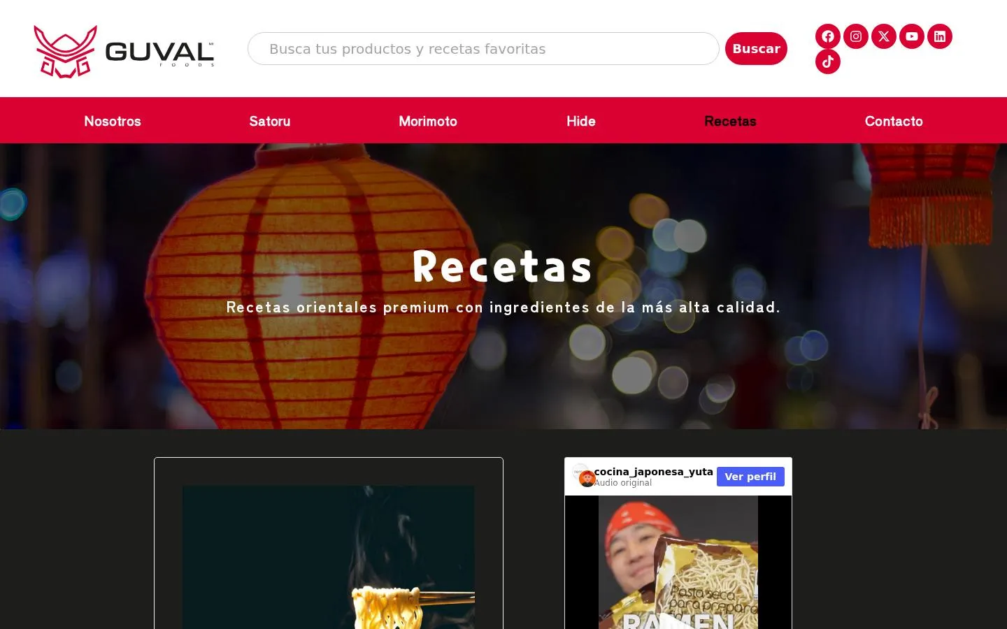 Portada del recetario de Guval